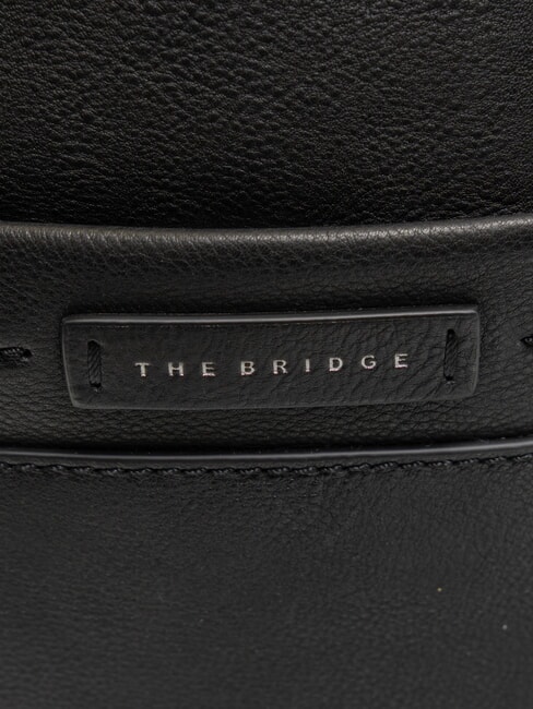 SERRISTORI Bolso de cuero negro - Bandoleras Hombre