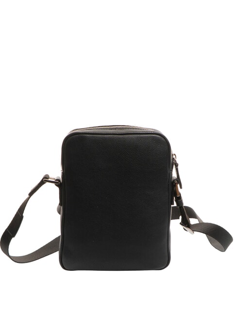 SERRISTORI Bolso de cuero negro - Bandoleras Hombre