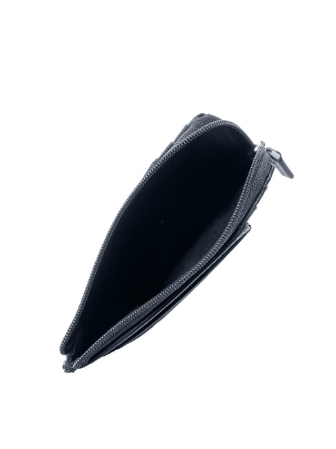 VACCHERECCIA Cartera con cremallera Azul marino / Rutenio / Paladio - Carteras Hombre