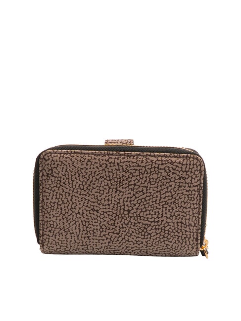 FLEXOS SOFT Cartera mediana con bolsillo para monedas op natural / negro - Carteras Mujer