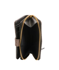 BORBONESE FLEXOS SOFT Cartera mediana con bolsillo para monedas op natural / negro - Carteras Mujer - 4