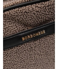 BORBONESE DOWNTOWN Bolso de hombro peque&ntilde;o op natural / negro - Bolsos Mujer - 3