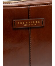 THE BRIDGE VESPUCCI Bolso de mano de piel con correa de mu&ntilde;eca BROWN - Bolsos Mujer - 3