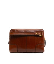 THE BRIDGE VESPUCCI Bolso de mano de piel con correa de mu&ntilde;eca BROWN - Bolsos Mujer - 4