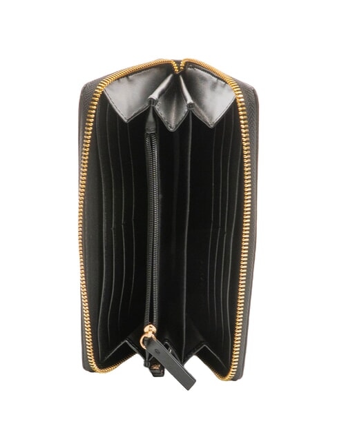 BIRDIE Cartera grande de cuero con cremallera negro - Carteras Mujer