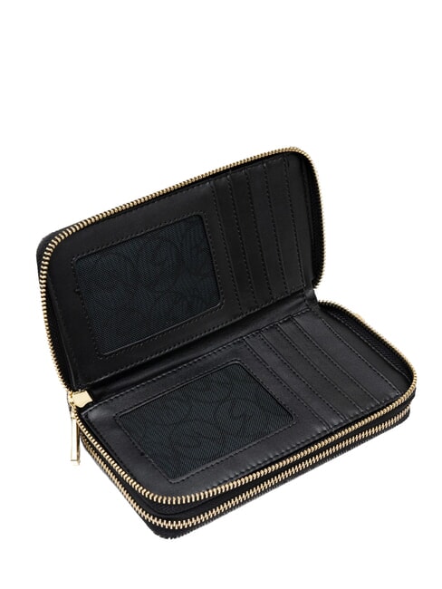 PLANETARIUM Cartera grande con doble cremallera monocromático gris claro/negro - Carteras Mujer