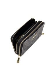 GATTINONI PLANETARIUM Cartera grande con doble cremallera monocromático gris claro/negro - Carteras Mujer - 3