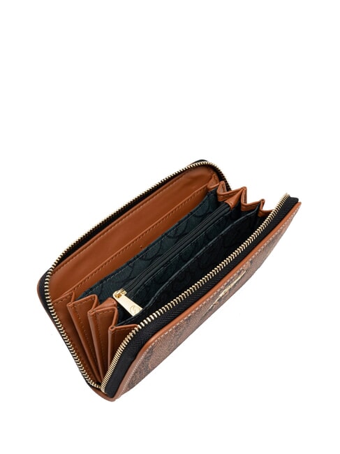 PLANETARIUM Cartera grande con cremallera alrededor bronceado monocromático - Carteras Mujer