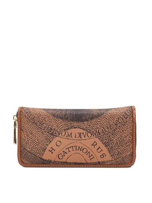 PLANETARIUM Cartera grande con cremallera alrededor bronceado monocromático - Carteras Mujer