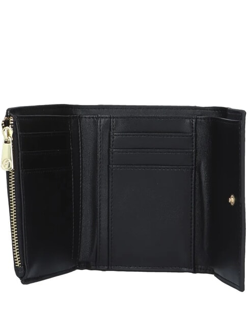 PLANETARIUM Cartera pequeña con solapa monocromático gris claro/negro - Carteras Mujer