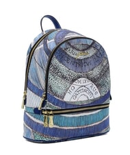 GATTINONI PLANETARIUM Mochila mediana aguamarina/azul marino - Bolsos Mujer - 2