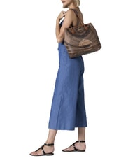 GATTINONI PLANETARIUM Bolsa de compras mediana bronceado monocromático - Bolsos Mujer - 5