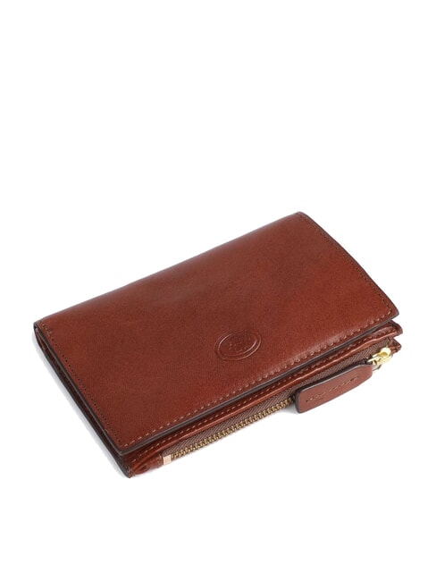 STORY DONNA Cartera de piel con monedero BROWN - Carteras Mujer