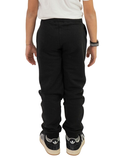 STUNNING Pantalones deportivos con logo brillante negro - Ch&aacute;ndales para ni&ntilde;os