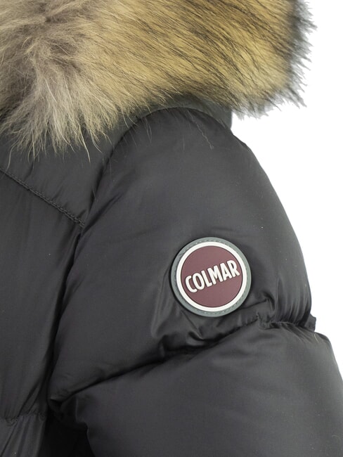 E-CONCRETE Chaqueta de plumas con capucha vulcano negro - Chaquetas de beb&eacute;