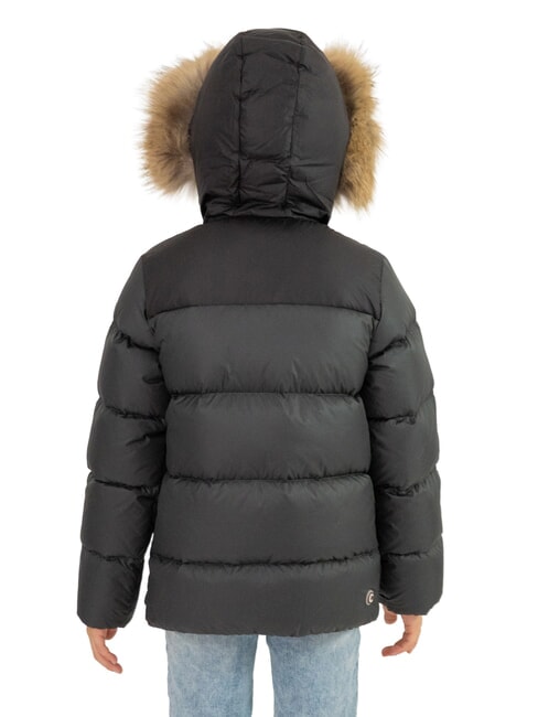E-CONCRETE KIDS Chaqueta de plumas con capucha negro vulcano - Chaquetas de beb&eacute;