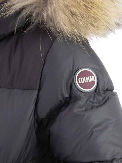 E-CONCRETE KIDS Chaqueta de plumas con capucha negro vulcano - Chaquetas de beb&eacute;