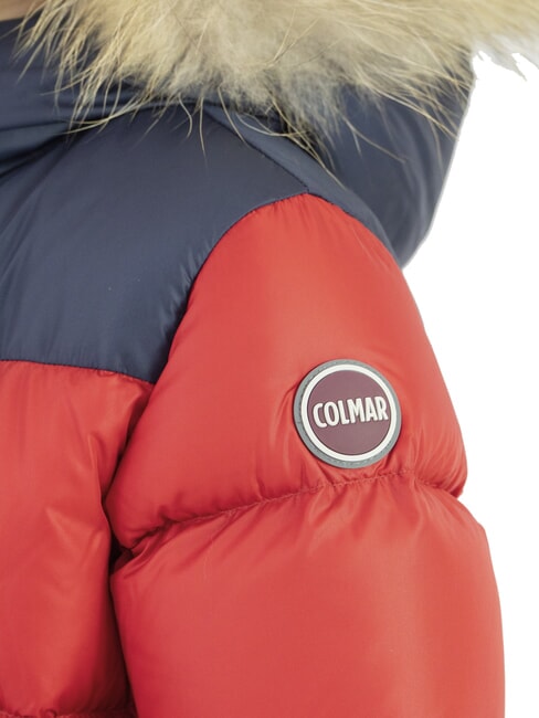 E-CONCRETE KIDS Chaqueta de plumas con capucha héroe azul marino - Chaquetas de bebé