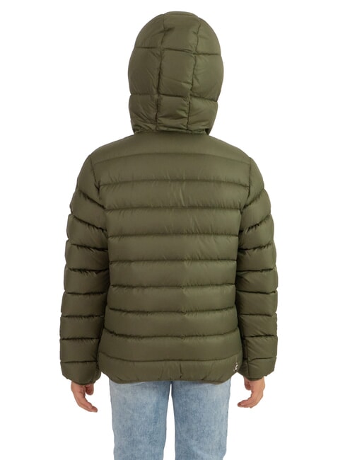 E-CONCRETE KIDS Chaqueta corta de plumas con capucha azul marino - Chaquetas de beb&eacute;