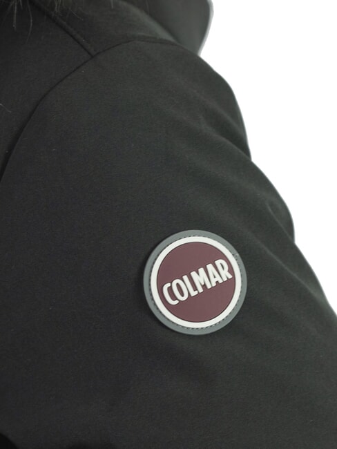 NEWFUTURY KIDS Chaqueta larga acolchada con capucha vulcano negro - Chaquetas de beb&eacute;