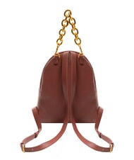 COCCINELLE FENIX Mochila pequeña de cuero brandy - Bolsos Mujer - 3