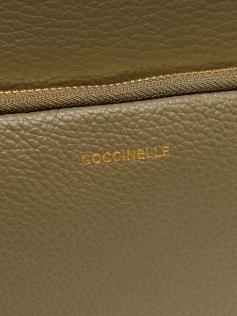 FENIX Mochila mediana de cuero verde laurel - Bolsos Mujer