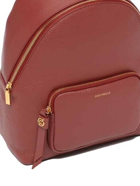 FENIX Mochila mediana de cuero brandy - Bolsos Mujer