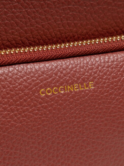 FENIX Mochila mediana de cuero brandy - Bolsos Mujer