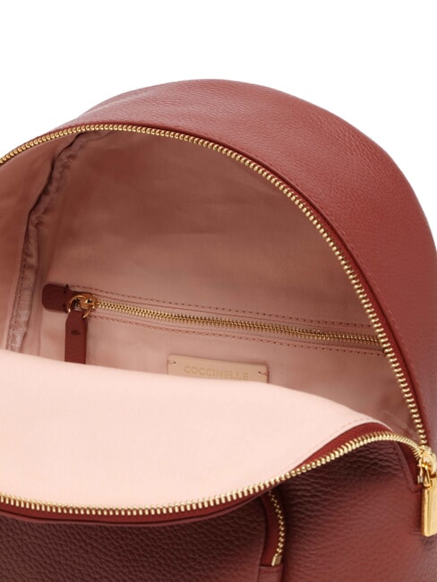 FENIX Mochila mediana de cuero brandy - Bolsos Mujer