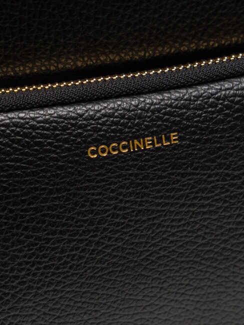 FENIX Mochila mediana de cuero negro - Bolsos Mujer