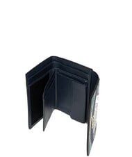 GATTINONI PLANETARIUM Cartera mediana con solapa aguamarina/azul marino - Carteras Mujer - 2