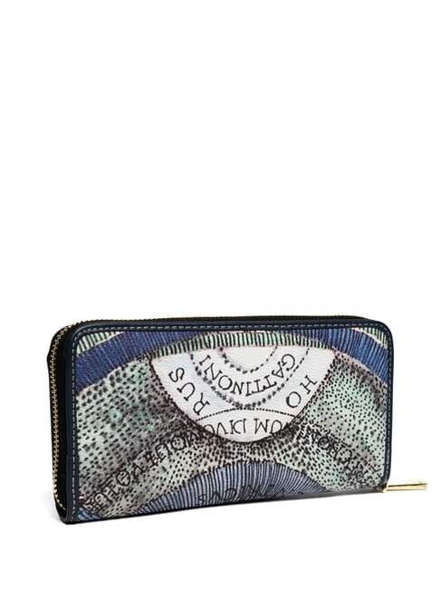 PLANETARIUM Cartera grande con cremallera alrededor aguamarina/azul marino - Carteras Mujer