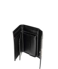 GATTINONI PLANETARIUM Cartera mediana con solapa monocromático gris claro/negro - Carteras Mujer - 2