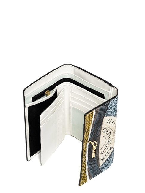 PLANETARIUM Cartera mediana con solapa Luna/blanca - Carteras Mujer