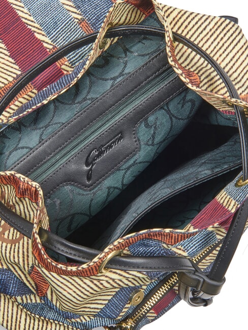 PLANETARIUM Mochila cheque/negro - Bolsos Mujer