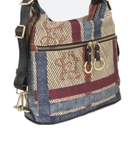 GATTINONI PLANETARIUM Mochila/Bolso de hombro cheque/negro - Bolsos Mujer - 3