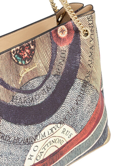 PLANETARIUM Bolso de hombro clásico/beige - Bolsos Mujer