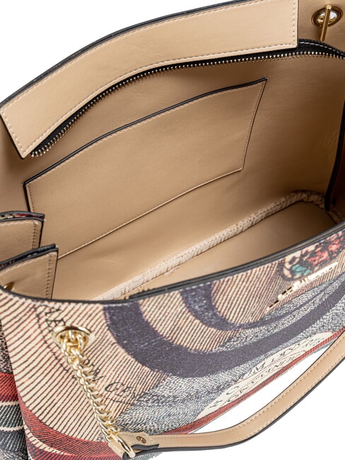 PLANETARIUM Bolso de hombro clásico/beige - Bolsos Mujer