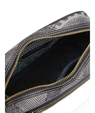 GATTINONI PLANETARIUM Bolso de hombro con bolsillo monocromático gris claro/negro - Bolsos Mujer - 3