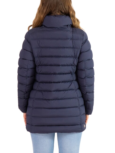 EXPERT Chaqueta de plumas de longitud media con cuello alto Azul marino - Chaquetas de plumas de mujer