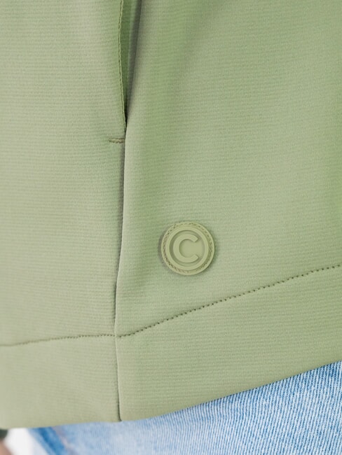 COMMUTER Sudadera de mujer de cuello alto con cremallera lodo - Sudaderas de mujer