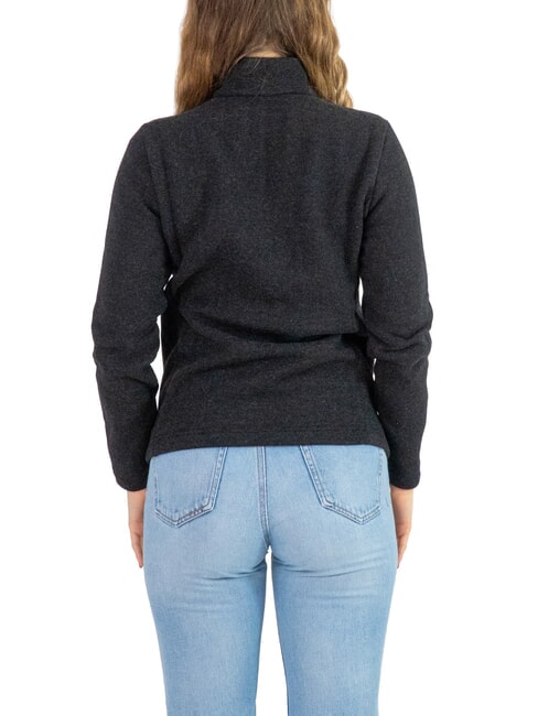 SCI PURE Sudadera t&eacute;rmica de cuello alto y cremallera completa negro - Sudaderas de mujer