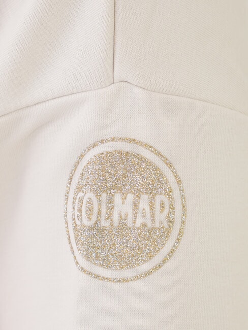 CONNECTIVE Sudadera con espalda recortada y detalles de purpurina porcelana - Sudaderas de mujer