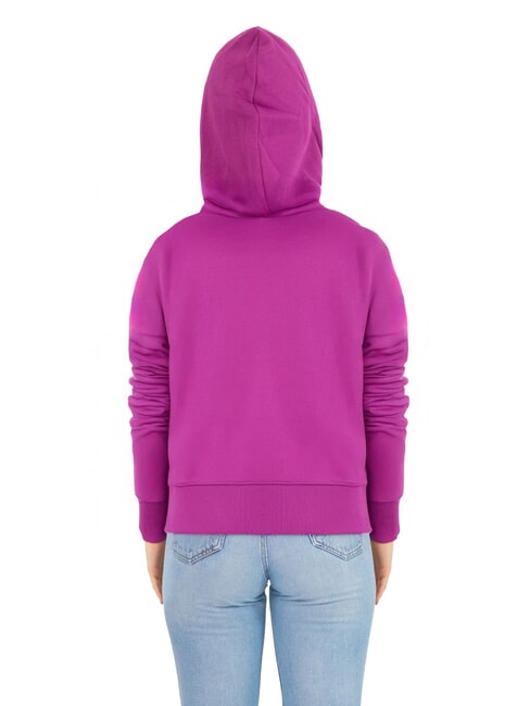 STUNNING Sudadera con cremallera completa, capucha y pliegues. estrella del pop - Sudaderas de mujer