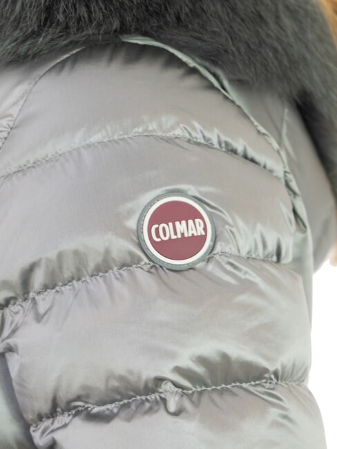 FRIENDLY Chaqueta de plumas de longitud media con capucha acero oscuro-acero oscuro - Chaquetas de plumas de mujer