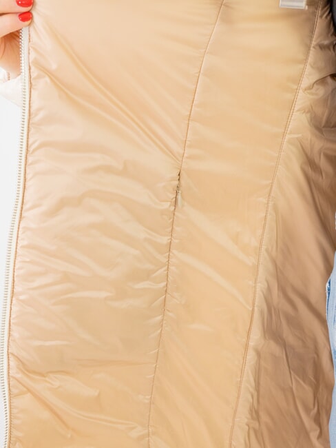 DELUXE Chaqueta larga reversible de plumas con capucha incienso-arizona - Chaquetas de plumas de mujer