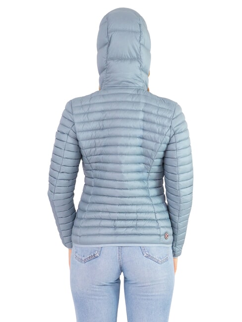 DELUXE Chaqueta acolchada de peso medio con capucha acero polar oscuro - Chaquetas de plumas de mujer