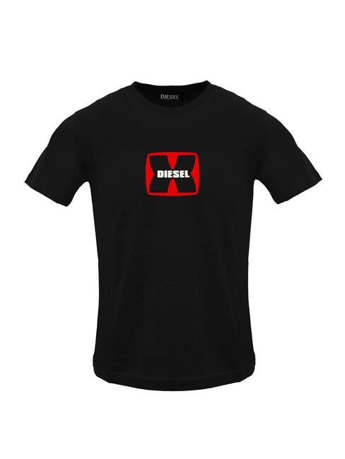 T-DIEGOR Camiseta de algodón negro - camiseta