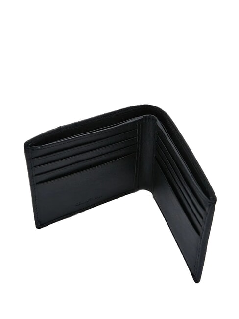 NADIR Cartera de cuero de 8 cc negro - Carteras Hombre