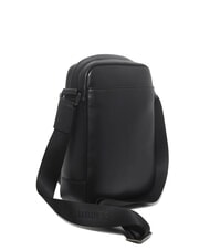 CERRUTI BRAD Bolso de piel con bolsillo negro - Bandoleras Hombre - 3